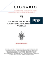 Leccionario_VI Misas de Diversas Necesidades y Votivas