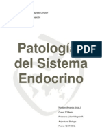 Patologías Del Sistema Endocrino