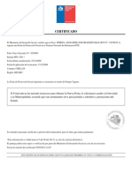 Certificado: Este Certificado Se Emite en Forma Gratuita Quedando Prohibida Su Venta O Comercialización