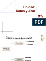 Datos y Azar: Variables Cualitativas y Cuantitativas