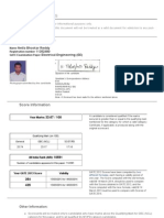 GATE 2013 Results: Personal Information