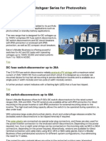 Eaton New DC Switchgear Series For Photovoltaic Applications