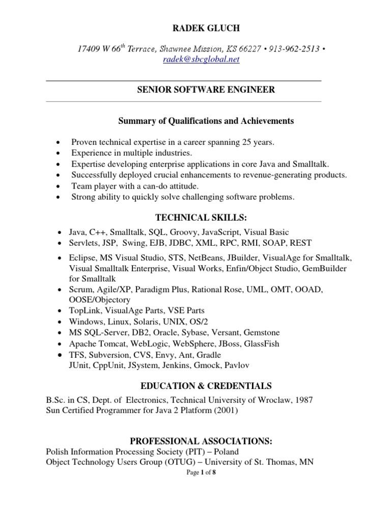 radek-resume-pdf-ibm-db2-databases