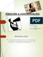 Atención y concentración