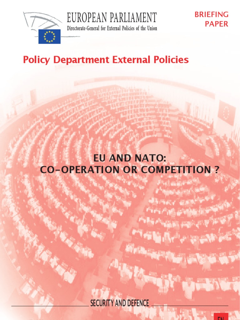 European Parliament: Policy Department External Policies | PDF | Nato ...