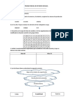 Prueba Parcial de Estudios Sociales