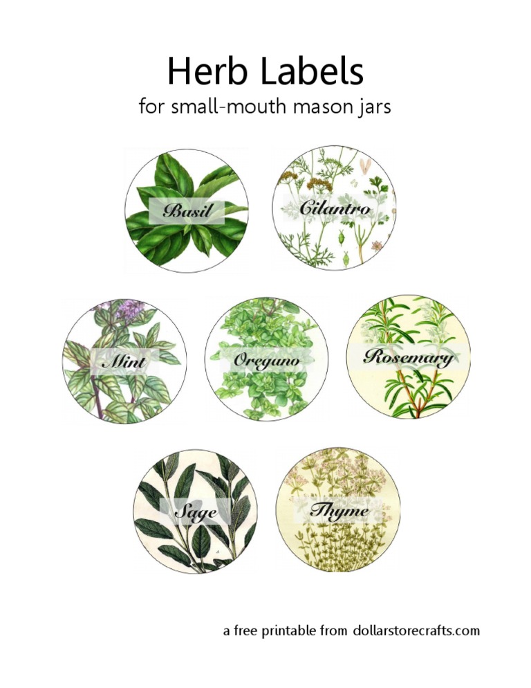 Herb Labels