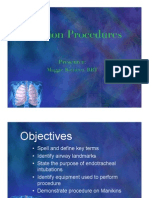 Intubation Procedures