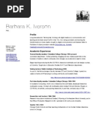 Download Barbara K Iverson CV by Barbara Iverson SN14826469 doc pdf