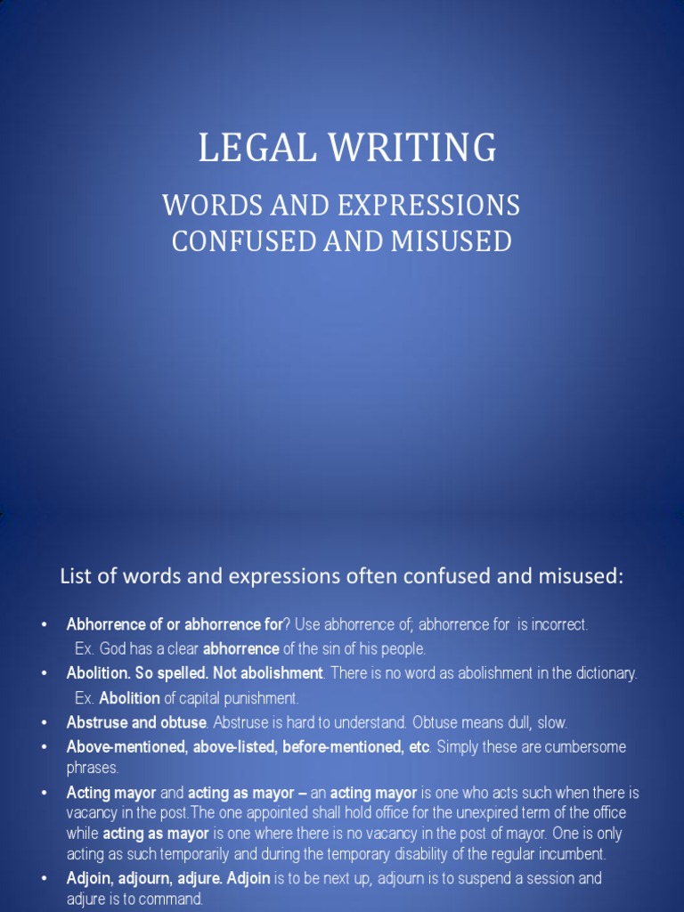 Legal Phrases Pdf – Phrases En Legal English – YINSBK