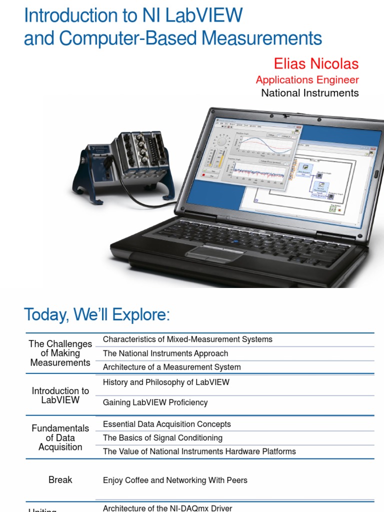 Introduction To LabVIEW and ComputerBased Measurements PDF