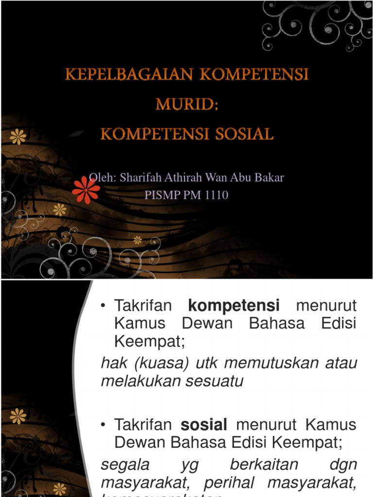 Isu Kompetensi Sosial Pdf