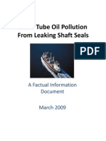 Stern Tube Oil Pollution - Facts