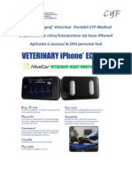 Electrocardiograf Veterinar Portabil CYF Medical-iPhone4