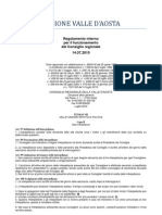 45. Regolamento Interno Consiglio Valle d'Aosta 14.07.2010 - Titolo 7 - Capo 2