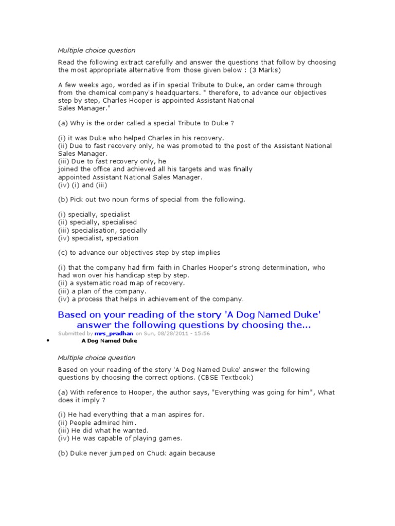A Dog Named Duke | PDF | Verb | Morphology