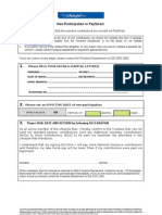 Non-Participation in PaySmart Form