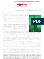 Empresário e Comerciante - Direito Comercial e Direito Empresarial - Apenas Uma Diferença Terminológica - Migalhas de Peso