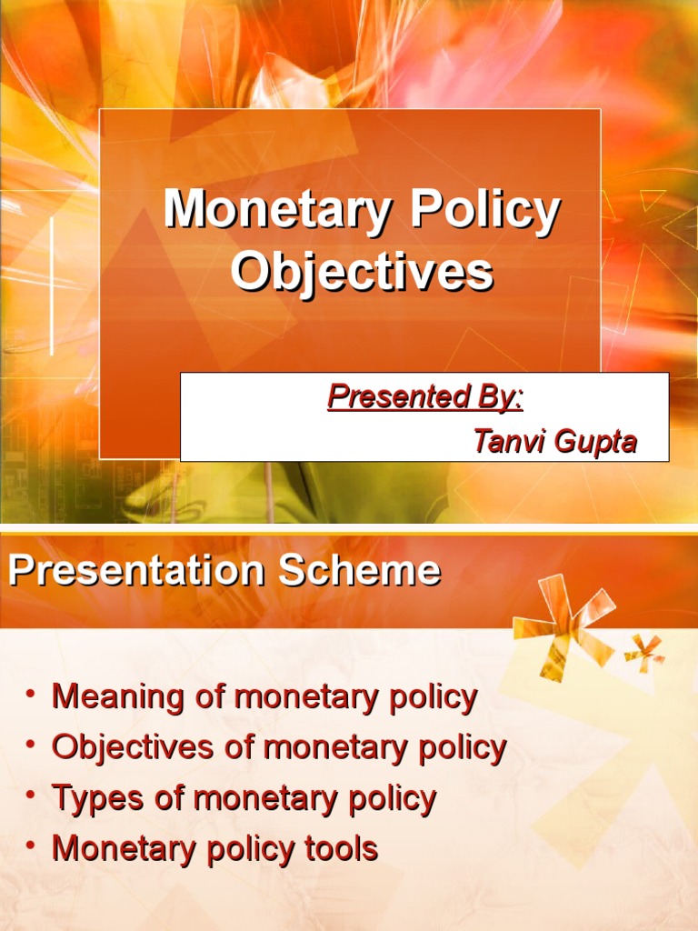 Overview of Monetary Policy Tools | PDF