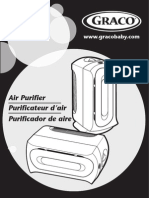 Air Purifier Purificateur D'air Purificador de Aire: - Owners Manual - Mode D'emploi - Manual Del Propietario