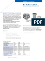 Pall Dia-Schumalith N: Ceramic Membrane Filter Elements