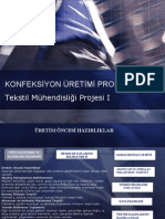 Konfeksi̇yon Üreti̇mi̇ Prosesleri̇ (Proje)