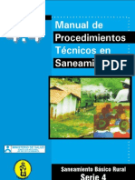 Procedimientos Tecnicos de Saneamiento