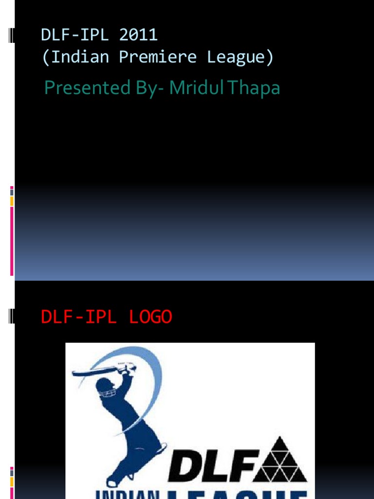 DLF - Indian Premiere League | PDF