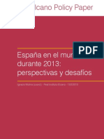 Espana en 2013 Perspectivas Desafios Elcano