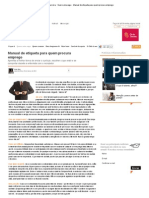 ClickCarreira Quero Uma Vaga Manual de Etiqueta para Quem Procura Emprego PDF