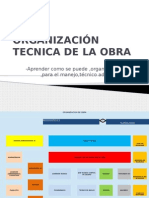 Organización Tecnica de La Obra