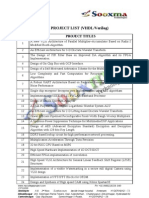 Innovative VLSI Projects List 2013 Sooxma