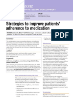 Strategies to Improve Patients Adherence to Medication
