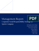CSR Strategy Report