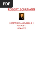 Schumann Scritti Sulla Musica