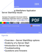 WSTE 05122010 TroubleshootingWASStartStopIssues Nathan Kumaran
