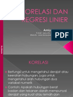 Korelasi Dan Regresi Linier