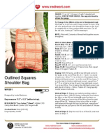 CROCHET - Leslie Blackmon - Outlined Squares Shoulder Bag