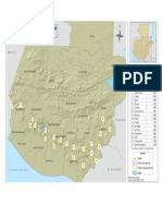 Volcanes de Guatemala - Mapa