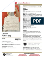CROCHET - Michele WilkcoxCrochet Ruffled Bag