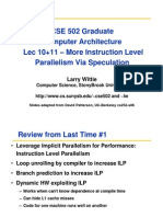 CSE502 Lec10 11-Dynamic-schedB SpeculationS10