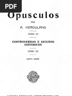 Opúsculos, de Alexandre Herculano, vol. 6