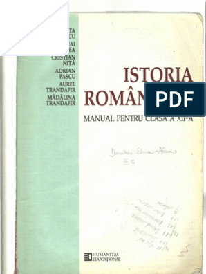Manual Istorie CL XII | PDF