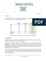 Eric Khrom of Khrom Capital 2012 Q1 Letter