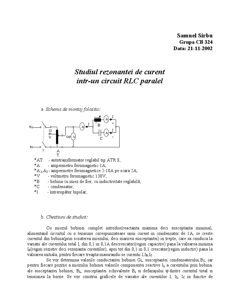 RLC Paralel | PDF