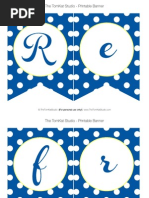 Printable Refreshments Banner for Lemonade & Iced Coffee Stand by The TomKat Studio