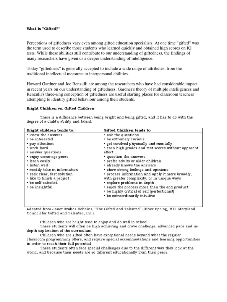 Introduction To Teaching Gifted and Talented Children PDF