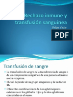 Transfusion de Sangre y Rechazo