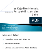 Proses Kejadian Manusia Menurut Dalam Perspektif Islam Dan