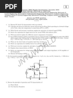 Electronic Devices & Circuits Syllabus